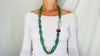 Mayan Guatemalita Jade Graduated Choker Necklace. Guatemalan. - Aadya Bazaar