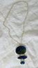 Labradorite and Silver Pendant Necklace. Sterling Silver Chain