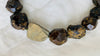 Garnet Crystals & Pyrite Necklace.