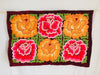 Velvet Tehuana Huipil Wall Hanging/Panel. Frida Kahlo Blouse. Oaxaca, Mexico. - Aadya Bazaar