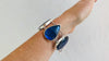 Sterling Labradorite Bracelet. Beautiful Blue Flash. 0358