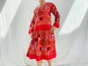 Vintage Uzbek Suzani Embroidered Tunic. M - Aadya Bazaar
