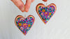 Alebrije Heart Earrings. Sterling Silver. Atelier Aadya. 0434 - Aadya Bazaar