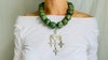 Jade & Yalalag Cross Choker Necklace. Mayan Guatemalito.