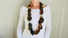 Huge Amber Beaded Necklace. Mexican Amber. Dramatic and Gorgeous! - Aadya Bazaar