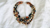 Ancient Stone, Glass and Shell Multi-Strand Necklace. - Aadya Bazaar