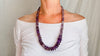 Amethyst & Silver Necklace. Sterling Silver. 0987