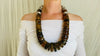 Huge Amber Heishi Beaded Necklace. Mexican Amber. ***IN COMPLIANCE with Etsy Regulations***