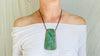 Mayan Green Jade Pendant. Hand-Carved Adze. Guatemala. 0734