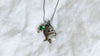 Milagro Pendants Necklace. Mexico. Sterling Silver and Jade.