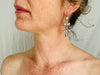 Mexican Cast Silver Earrings. Virgin of Guadalupe. Mexico. Frida Kahlo - Aadya Bazaar