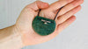 Imperial Jade Pendant on Silver Chain. Guatemalan Jade