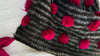 Wool Shawl. Pom Poms & Tassels. Mayan. Chamula. Mexico