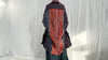 Vtg Hmong Indigo Wrap Shrug. Indigo Batik, Embroidered, Applique. Repurposed. 0771