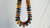 Huge Graduated Amber Beaded Necklace. Dramatic and Gorgeous!