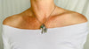 Milagro Pendants Necklace. Mexico. Sterling Silver and Jade.