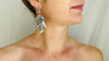 Oaxaca Silver Earrings. La Mano. Hand. Mexico. Frida Kahlo. 0214