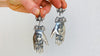 Oaxaca Silver Earrings. La Mano. Hand. Mexico. Frida Kahlo 0228 - Aadya Bazaar