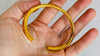 Gold Bangles. 24kt Gold Plated. Vermeil. 0283