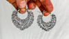 Oaxacan Filigree Earrings. Sterling Silver. Mexico. Frida Kahlo