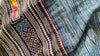 Vintage Hmong Indigo Shrug. Batik, Embroidered, Applique. Repurposed 0406