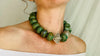 Guatemalita Jade Necklace. Sterling Silver.