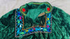 Vintage Uzbek Suzani Hand-Embroidered Cotton Mini Dress. XS-L