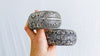 Karen Hill Tribe Sterling Silver PAIR Bangle. Chunky. Fantastic!