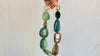 Green Jasper, Smoky Quartz and Pyrite Necklace. Choker. - Aadya Bazaar