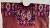 Fine Ceremonial Silk & Cotton Huipil. Chichicastenango Guatemalan - Aadya Bazaar