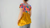 Hand-Woven Juquila Blouse. All Cotton Base. S - Aadya Bazaar