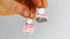 Rhodochrosite Earrings. Santo Domingo Pueblo - Aadya Bazaar