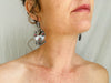 Vintage Oaxacan Earrings. Sterling Silver & Coral. Mexico. Frida Kahlo - Aadya Bazaar