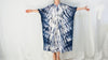 Indigo Shibori Tie Dye Kaftan. Cotton Caftan. - Aadya Bazaar