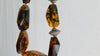 Long Amber Beaded Necklace. Graduated. Dramatic and Gorgeous!
