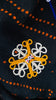 Vintage Rabari Wool Shawl And Throw. Embroidered, Mirrorwork 0268