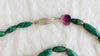 Mayan Guatemalita Jade Graduated Choker Necklace. Guatemalan. - Aadya Bazaar