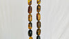 Amber, Jade & Silver Necklace.
