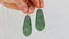 Guatemalan Jade Earrings. Sterling Silver - Aadya Bazaar