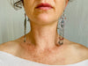 Vintage Uzbek Bukhari Earrings. Silver, Coral & Turquoise. - Aadya Bazaar