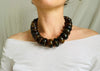 Large Amber Necklace. Dramatic and Gorgeous! - Aadya Bazaar