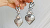 Sacred Heart & Dove Earrings. Oaxaca . Mexico. Frida Kahlo