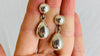 Silver Drop Earrings. Sterling Silver. Atelier Aadya - Aadya Bazaar