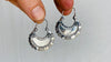 Oaxacan Hoop Earrings. Arracadas. Sterling Silver. Mexico. Frida Kahlo