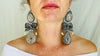 Vintage Oaxacan Filigree Earrings With Pearl. Sterling Silver. Mexico. Frida Kahlo