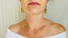 Amber & Sterling Silver Earrings. - Aadya Bazaar